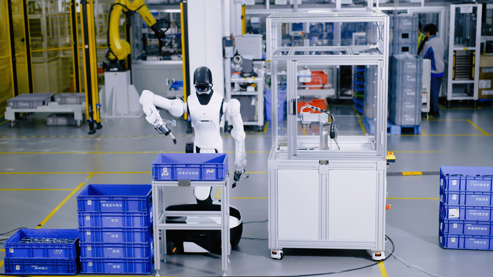 成功率99.9%，人效达120%！350vip浦京集团精灵G2落地均胜电子生产线